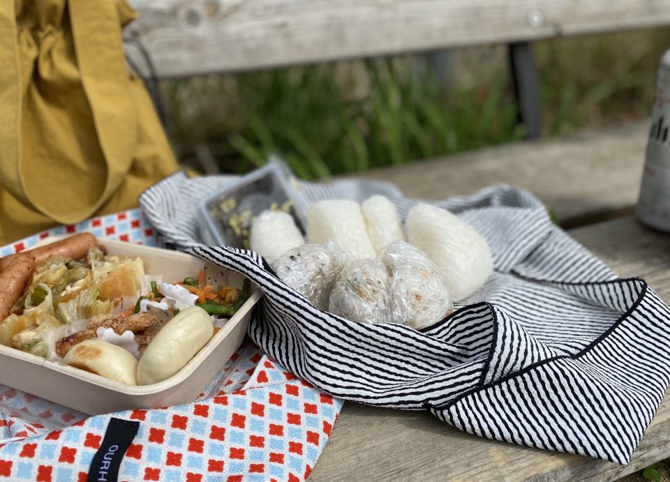 子どもと公園　公園グッズ　お弁当